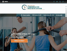 Tablet Screenshot of mid-atlanticchiropractic.com